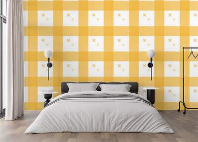 Check Pattern Cute , Abstract Wall mural