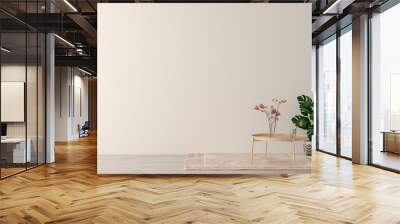 modern interior of living room 3d illustration Wall mural