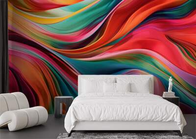 colorful fabric texture Wall mural