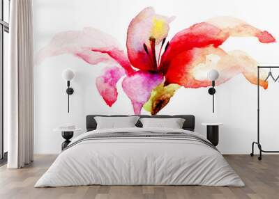 Decorative LIly flower Wall mural