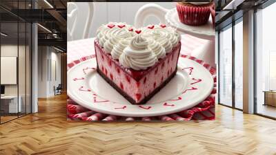 A delicious cake for every celebration is always good and delicious Wall mural