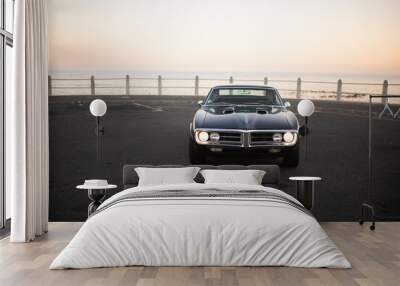 Muscle car 1967 boulevard Wall mural