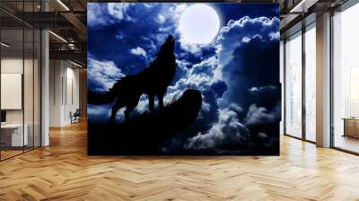 wolf Wall mural