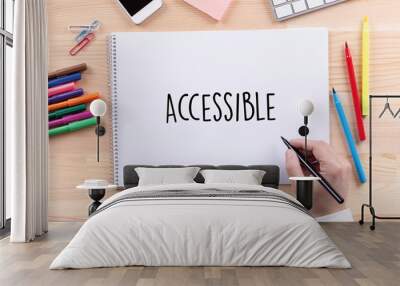 Accessible Concept Wall mural