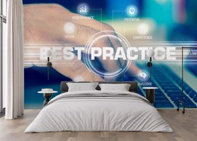 BEST PRACTICE TECHNOLOGY COMMUNICATION TOUCHSCREEN FUTURISTIC CO Wall mural