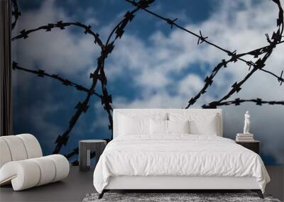 Sky for wire Wall mural