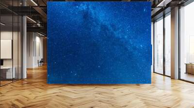 Bright night starry sky with millions of stars and galaxy Milky Way. Wall mural