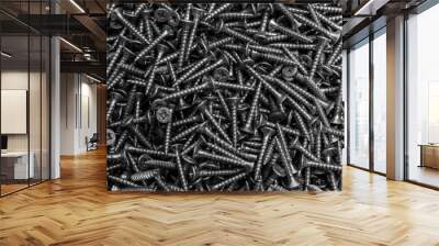 texture or background of carpentry screws for wood Wall mural