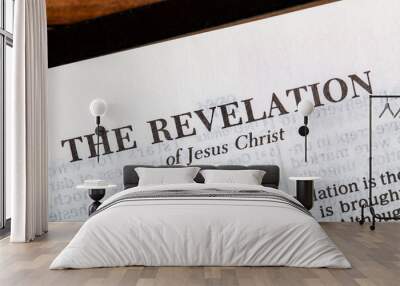 The Book of Revelation in the Bible Wall mural