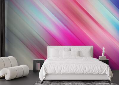 Colorful abstract background illustration. Rainbow Style Gradient lines. Template for your design, screen, wallpaper, banner, poster Wall mural