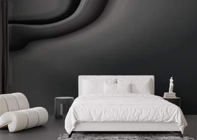 Abstract gray textured background Wall mural