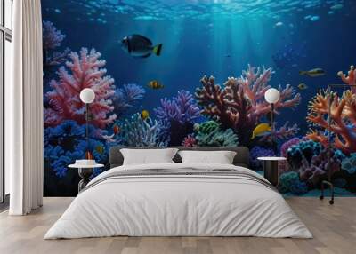 Coral reef aquarium Wall mural