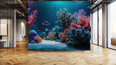 Coral reef aquarium Wall mural