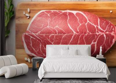 Fresh Raw beef meat Wall mural