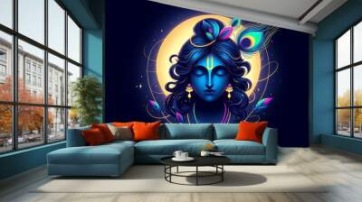 Lord Krishna Wall mural