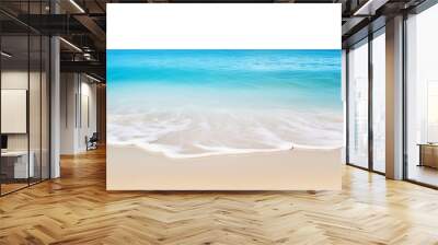 Beach Summer Horizon Isolated on Transparent Background
 Wall mural