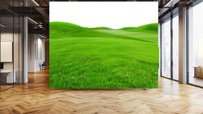 Golf Course Landscape Isolated on Transparent Background
 Wall mural