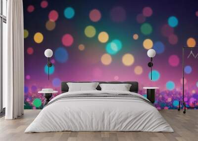 background with bokeh Wall mural