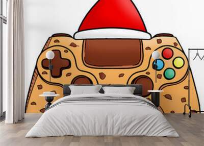 Cookies Game Controller Christmas PNG Wall mural