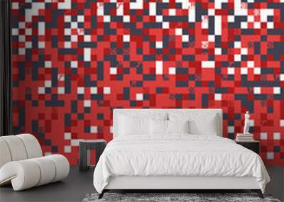 Abstract background with pixel pattern Wall mural