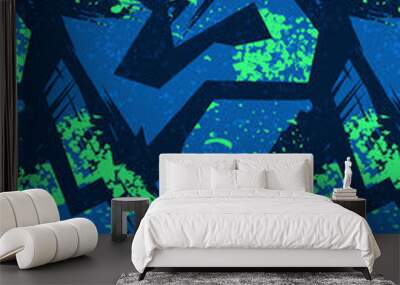 Abstract background with sport pattern, for leggings Wall mural