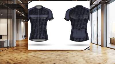 Cycling jersey, front and back Wall mural