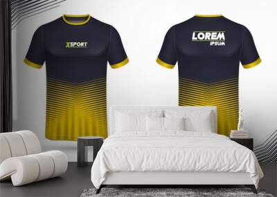 Football shirt template	 Wall mural