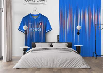 Soccer jersey design for sublimation  Wall mural