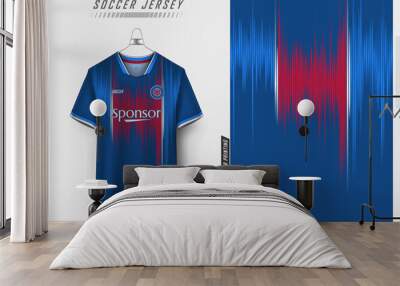 Soccer jersey design for sublimation  Wall mural