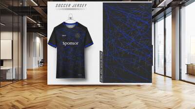 Soccer jersey design for sublimation  Wall mural