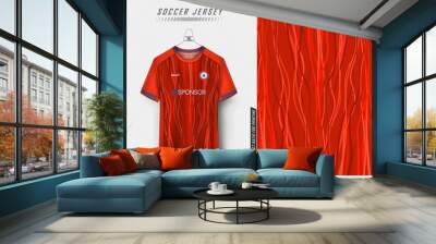 Soccer jersey design for sublimation  Wall mural