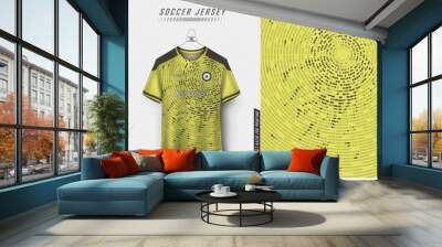 Soccer jersey design for sublimation  Wall mural