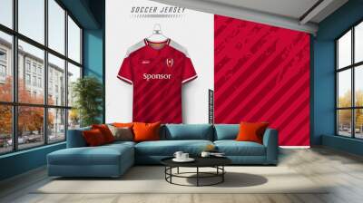 Soccer jersey design for sublimation 
 Wall mural