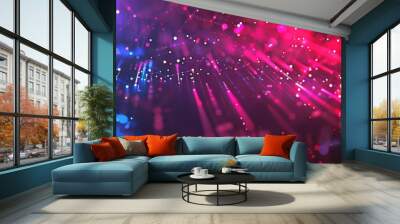 Abstract Pink and Blue Glow Background Wall mural