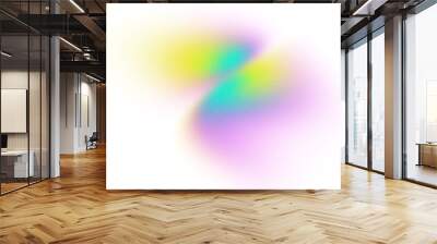 Blue yellow, color gradient rough abstract background shine bright light and glow shapes empty space , grainy noise grungy texture on transparent background Wall mural