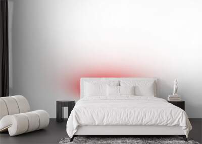 red glow light effect Wall mural