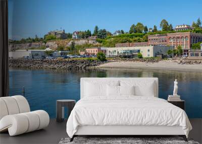 Port Townsend Washington state old town and waterfront. Wall mural