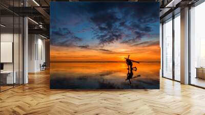 Carry Your Cross Sunset Wall mural