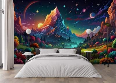 fantasy landscape Wall mural