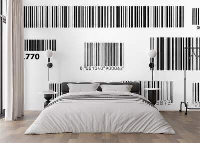 stripes of bar codes Wall mural