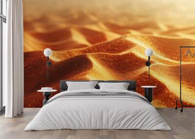 Sunset in the Sands A Peaceful Desert Landscape Wall mural