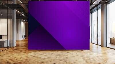 Modern futuristic purple and blue abstract geometric background. Can be for advertising, technology, showcase, banner, cosmetic, fashion, business, metaverse, cyber. Sci-Fi Illustration.	
 Wall mural