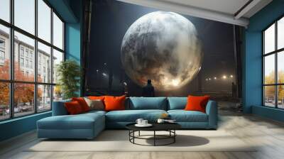 a mysterious orb is found. Wall mural