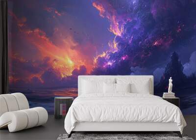 fantasy game scenario. Wall mural