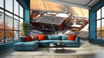 Super Yacht. Wall mural