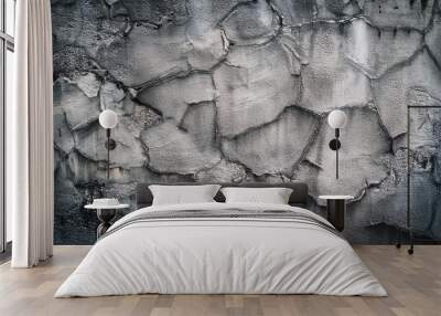 Background abstract cement concrete pattern grunge wall old dirty vintage rough textured surface Wall mural