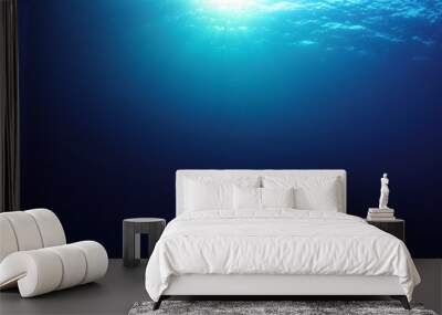 Sea ocean underwater background photo Wall mural