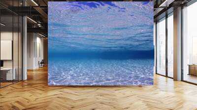 Underwater ocean background  Wall mural