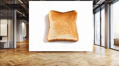 isolated photo of slice of toast bread Wall mural