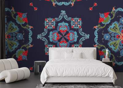 Rosemaling vector pattern 54 Wall mural